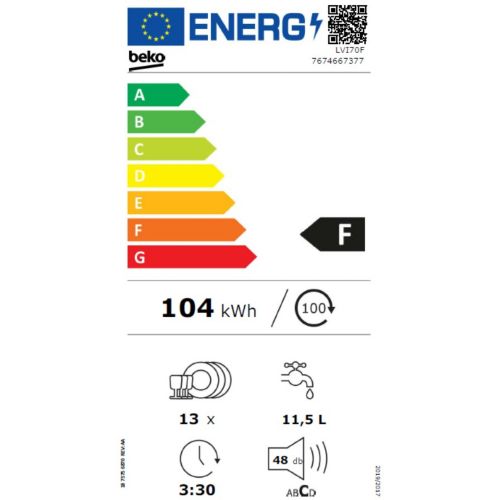 Lave Vaisselle Beko Lvi F Bricoman