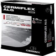 Colle carrelage en poudre gris C2S1E pour sol et mur intérieur & extérieur 15 kg - Cermiflex alg CERMIX