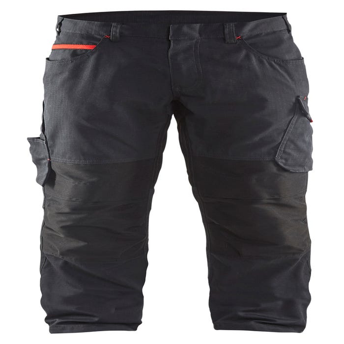 Pantalon de travail stretch Noir/Rouge T.52 1495 - BLAKLADER