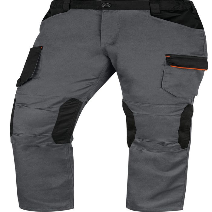 Pantalon de travail doublure flanelle Gris/Orange T.XL Mach2 - DELTA PLUS