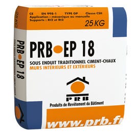PRB EP18 - Sous-enduit traditionnel ciment chaux - 25kg 