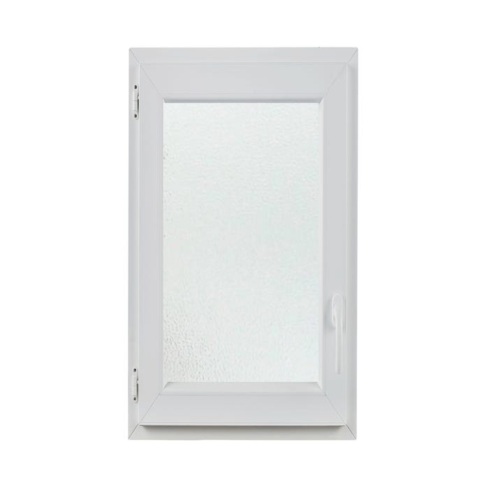 Fenêtre OF1 PVC H.95 x l.60 cm tirant droit blanc