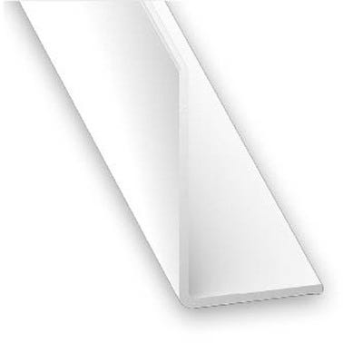 Cornière inégale PVC blanc 15 x 25 mm L.100 cm - CQFD