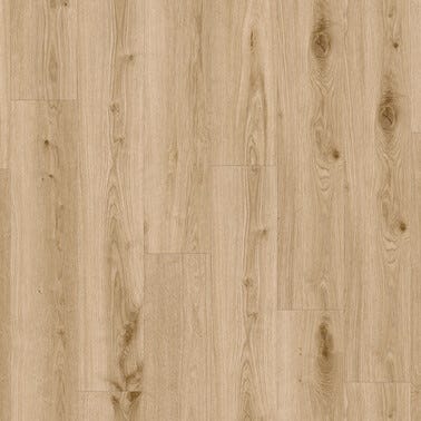 Lame PVC clipsable bois naturel, résistant à l'eau, Ep.5 mm passage intensif, Sand - TARKETT
