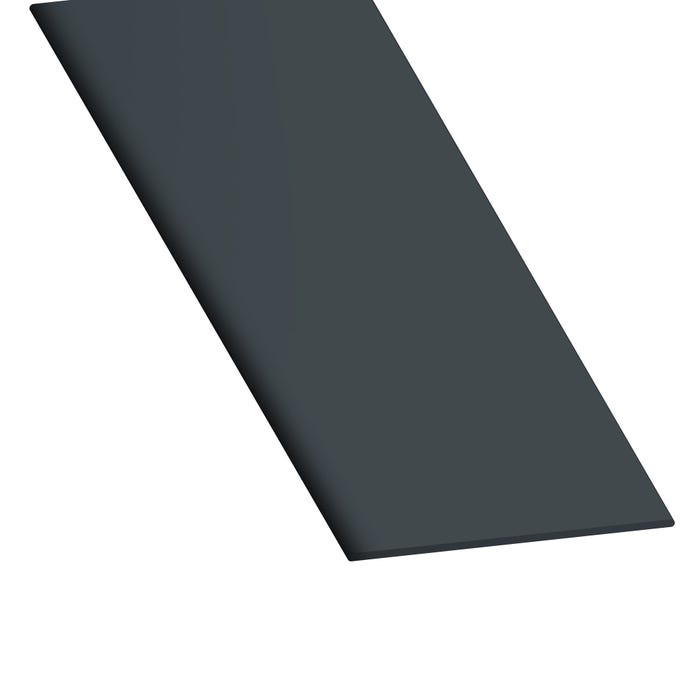 Profilé plat PVC gris l.50 L.260 cm - CQFD