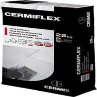 Colle carrelage en poudre blanc C2S1ET pour sol et mur intérieur & extérieur 25 kg - Cermiflex CERMIX