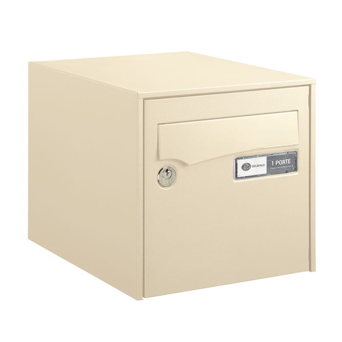 Boite aux lettres 2 portes beige SALVA - DECAYEUX