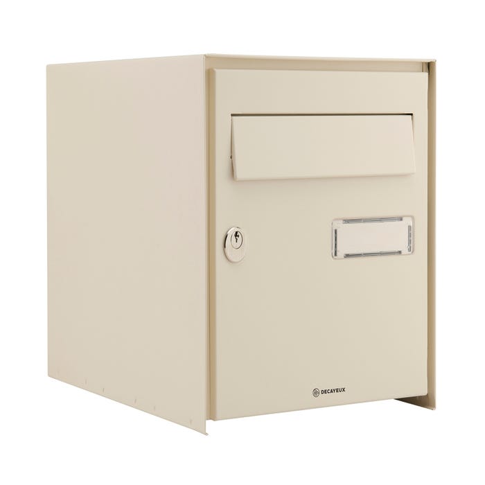 Boite aux lettres normalisée 1 porte beige BOXPRO- DECAYEUX