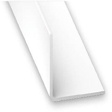 Cornière PVC blanc 15 x 15 mm L.100 cm - CQFD