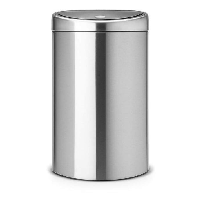 Touch Bin New Recycle 10 l + 23 l Matt Steel