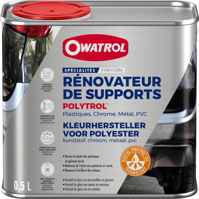 Owatrol POLYTROL 1 litre - Ravive les teintes, élimine les piqûres de rouille