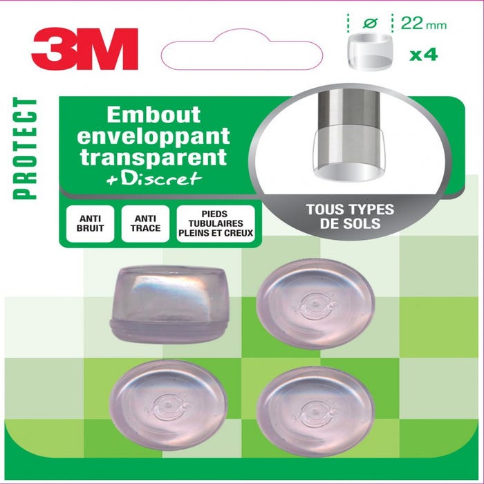 Lot de 4 embouts en plastique 3M