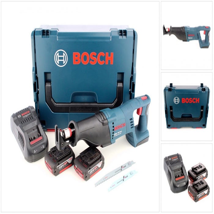 Bosch - Scie sabre à batterie 18V 5Ah Li-Ion course 28mm - GSA 18 V-LI Bosch Professional