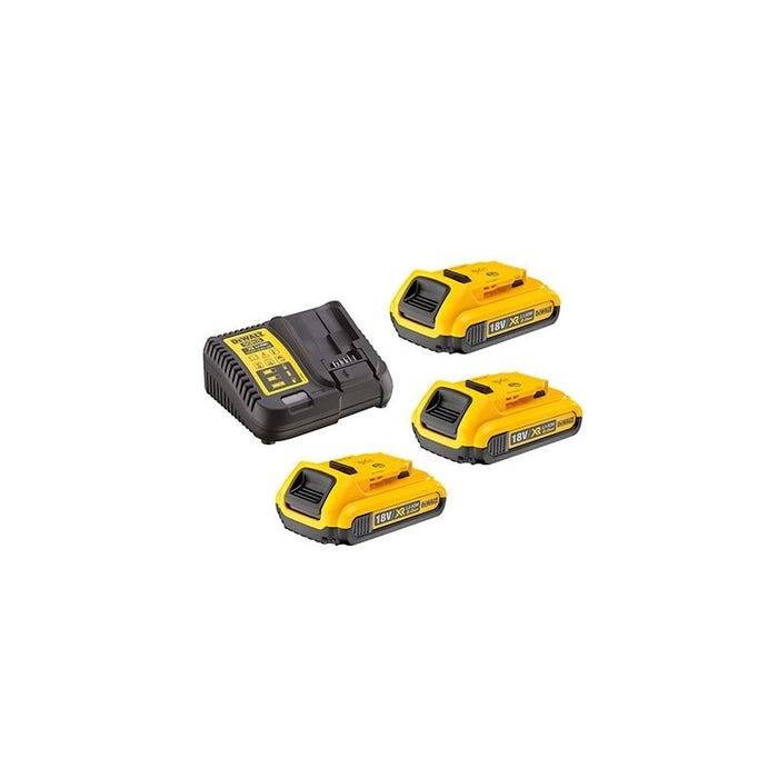 Pack 3 batteries XR 18V 2Ah Li-Ion