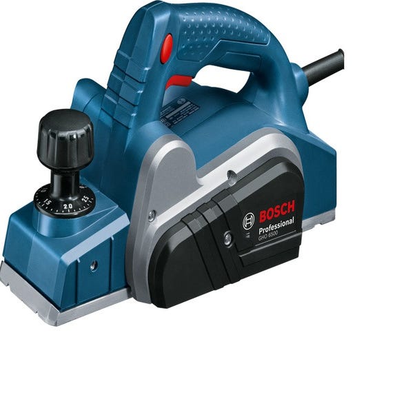 Bosch – Rabot 82mm 650W (Nouveau mécanisme d'ajustement de la prof. de rabotage) – GHO 6500 Bosch Professional