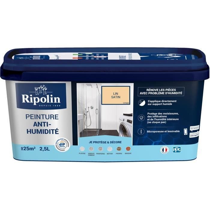 Ripolin Peinture Peinture Anti-humidite 2,5l