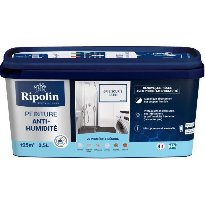 Ripolin Peinture Peinture Anti-humidite 2,5l