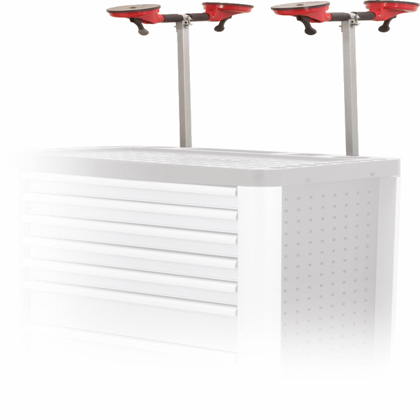 KSTOOLS - Support bare brise adaptable servantes PEARL ( 2 axes) - 885.9962