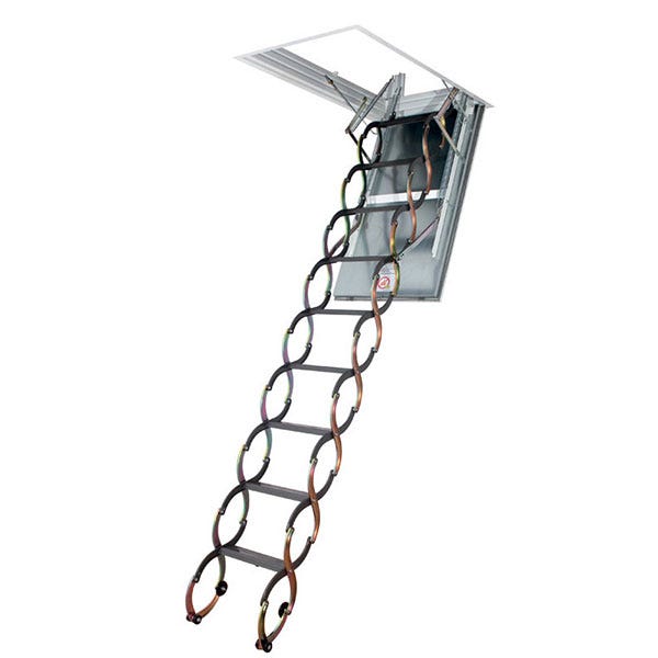 Escalier coupe feu 60min - Hauteur sous plafond 3.00m - Trémie 70x120cm - LSF70120-300