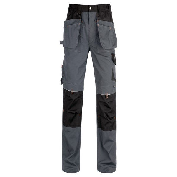 Pantalon De Travail Multipoche Vittoria Pro Gris / Noir Taille XXXL