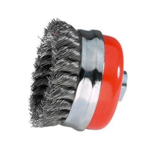 Brosse Coupe Alesage M14 D.80 Meche Torsadee Acier Tr. Sidamo