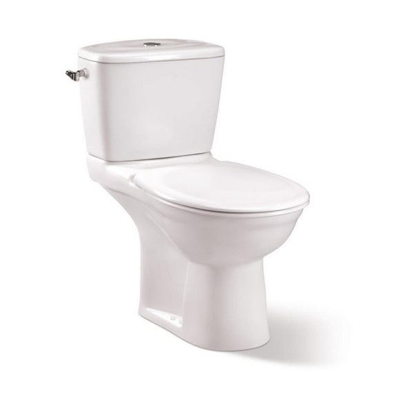 Ideal Standard - Pack WC surélevé cuvette sortie horizontale + réservoir + Abattant blanc - Kheops Ideal standard