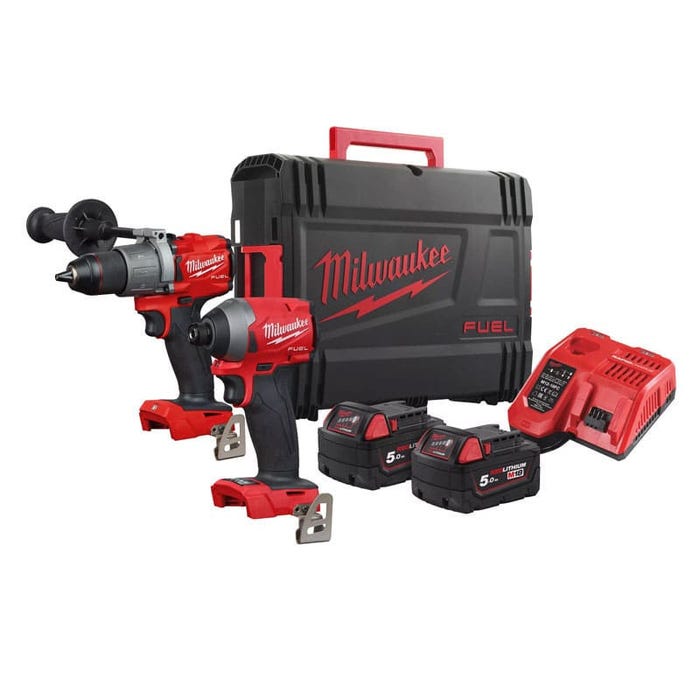 Powerpack 2 outils 18V FUEL (2x5,0 Ah) M18FPP2A2-502X - MILWAUKEE 4933464268