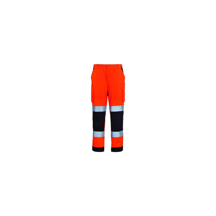 Pantalon PATROL orange HV/marine - COVERGUARD - Taille 3XL