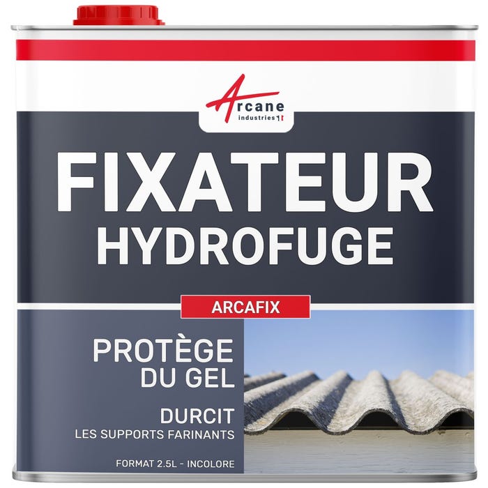 Fixateur et Imperméabilisant Incolore - ARCAFIX - 2.5 L (jusqu'à 12.5 m²) - - ARCANE INDUSTRIES