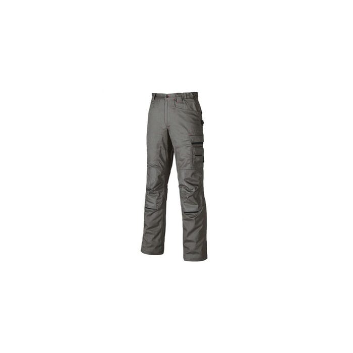 Pantalon De Travail En Poly-coton Twill - Nimble Stone Grey - Dw084sg - U-power