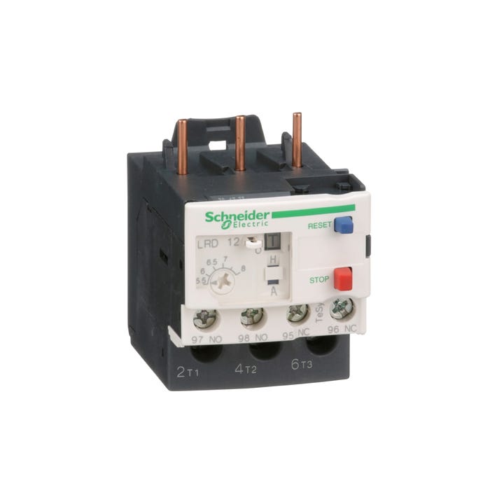 relais de protection thermique - pour contacteur tesys d - 5.5 à 8a - schneider electric lrd12