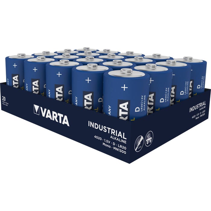 Boîte de 10 piles alcalines INDUSTRIAL Pro 1,5V LR03 - VARTA - 4003211111