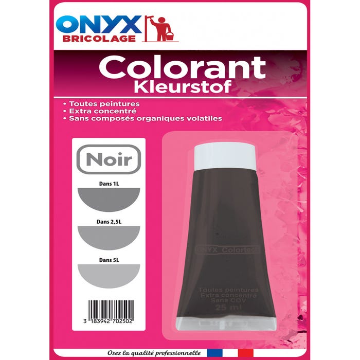 COLORANT SANS ODEUR NOIR 25 ML