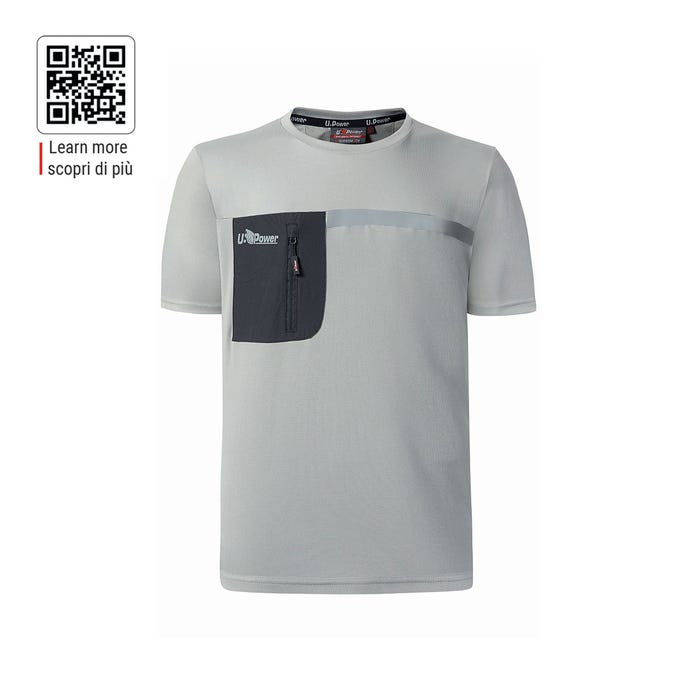 Tee-Shirt de travail CHRISTAL Lime Stone | FU248LS - Upower