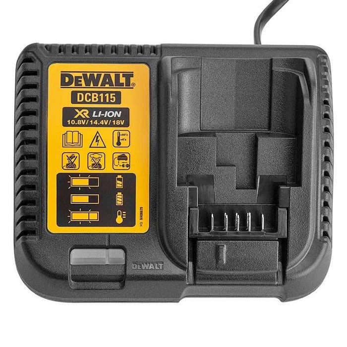 Chargeur de batteries DEWALT DCB115-XJ 10.8 V à 18 V Li-ion