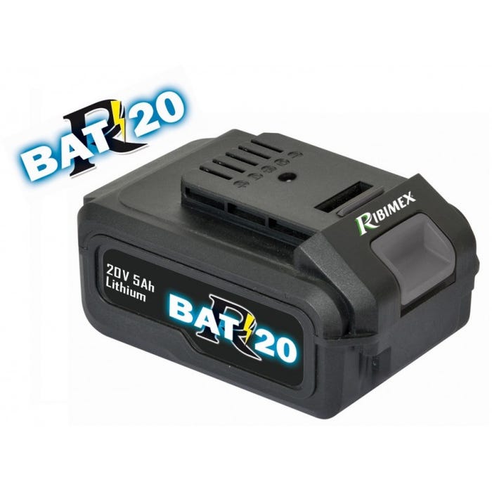 Batterie lithium 20V, 5 Amp pour gamme "R-BAT20"