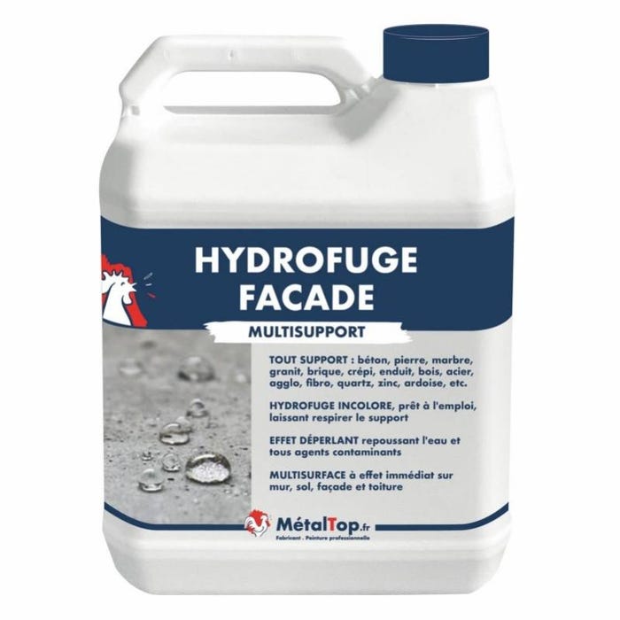 Hydrofuge Facade - Metaltop - Incolore - RAL Incolore - Pot 1L
