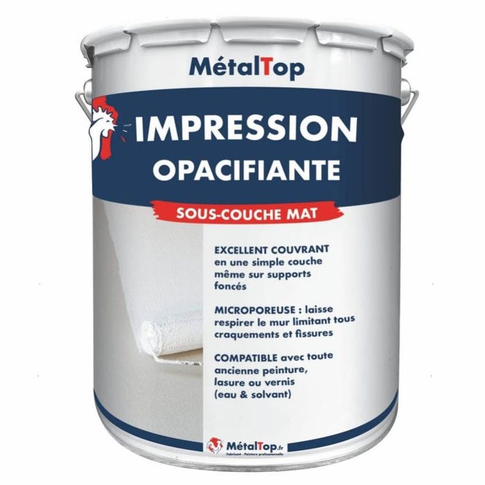 Impression Opacifiante - Metaltop - - Pot 5L