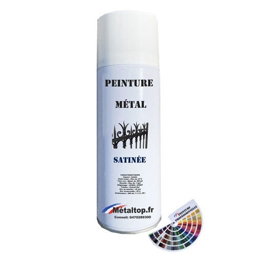 Peinture Metal - Metaltop - Brun noir - RAL 8022 - Bombe 400mL