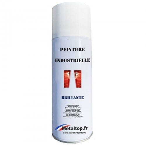 Peinture Industrielle - Metaltop - Gris argent - RAL 7001 - Bombe 400mL