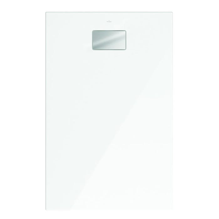 Receveur zero ressaut 120 x 90 x 4 VILLEROY ET BOCH Le Valence 1200 x 900 x 40 mm blanc céramique avec cache-bonde