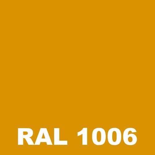 Laque Antirouille - Metaltop - Jaune mais - RAL 1006 - Pot 1L