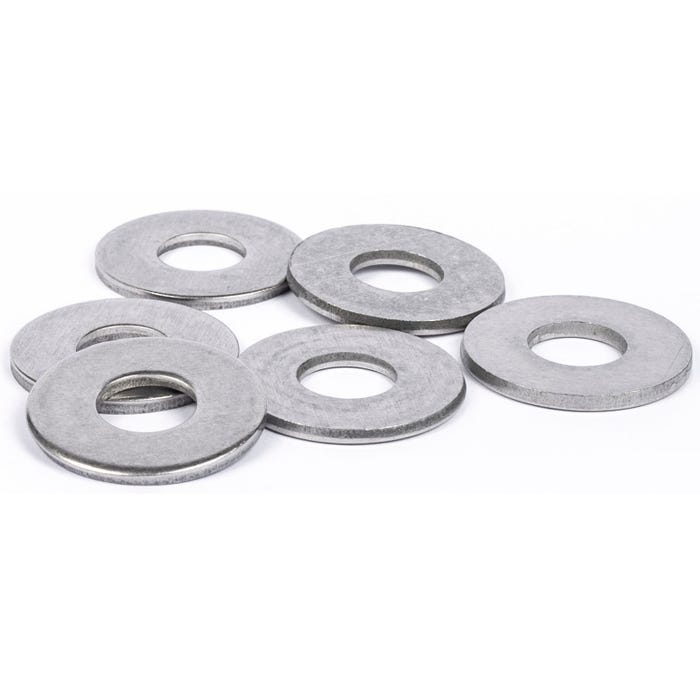 Rondelles plates Large (L) inox A2 - 100 pcs - 8 mm