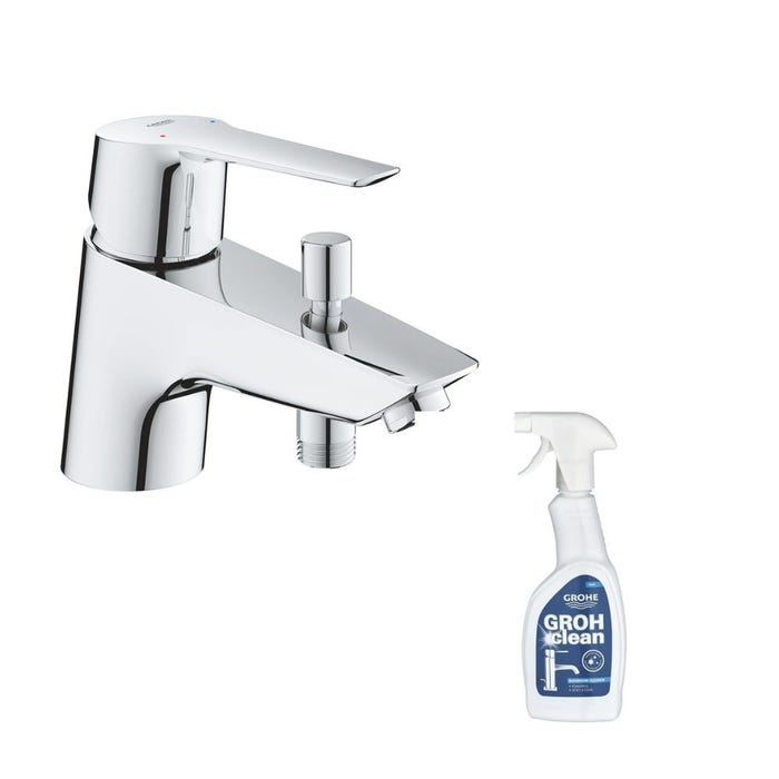 Mitigeur bain douche mécanique GROHE Quickfix Start 2021 + nettoyant GrohClean