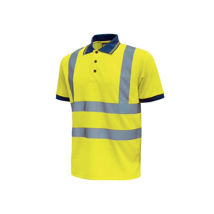 Polo à manches courtes Yellow Fluo (Lot de 3) | HL198YF - Upower