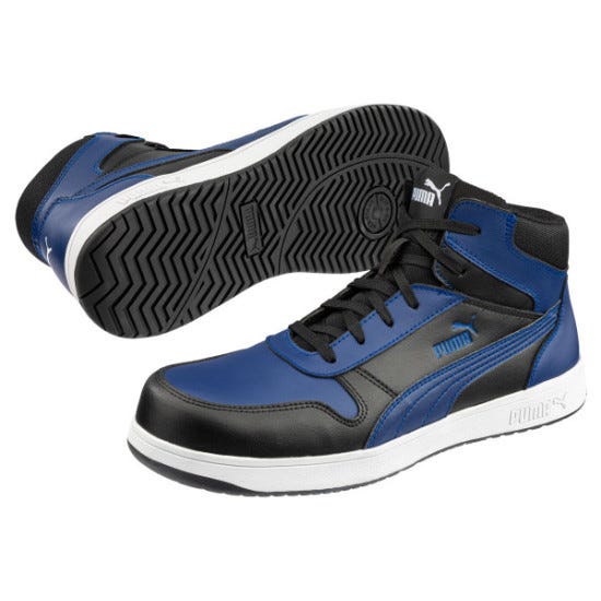 Chaussures de sécurité FRONTCOURT MID S3PL ESD FO HRO SR - bleu/noir 39