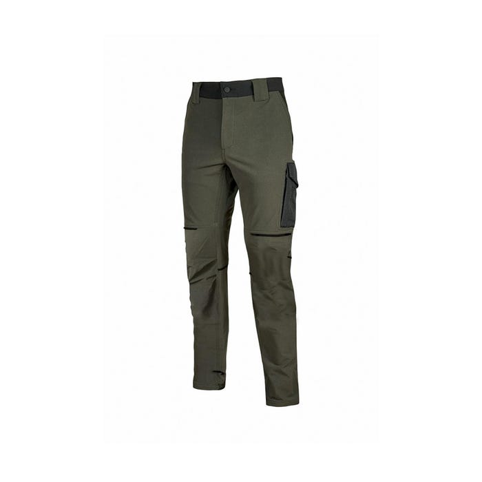 Pantalon de travail WORLD Dark GREEN | FU189DG - Upower