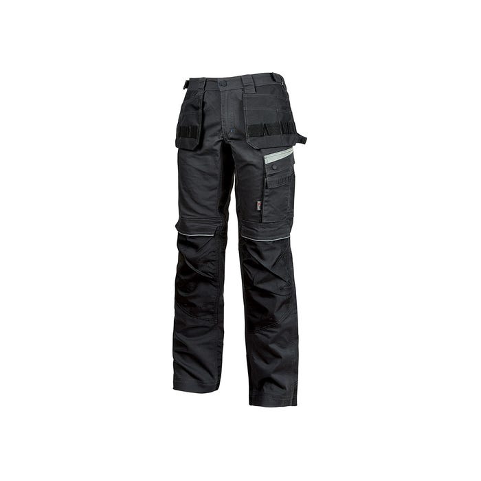 Pantalon de travail GORDON Black Carbon | PE126BC - Upower