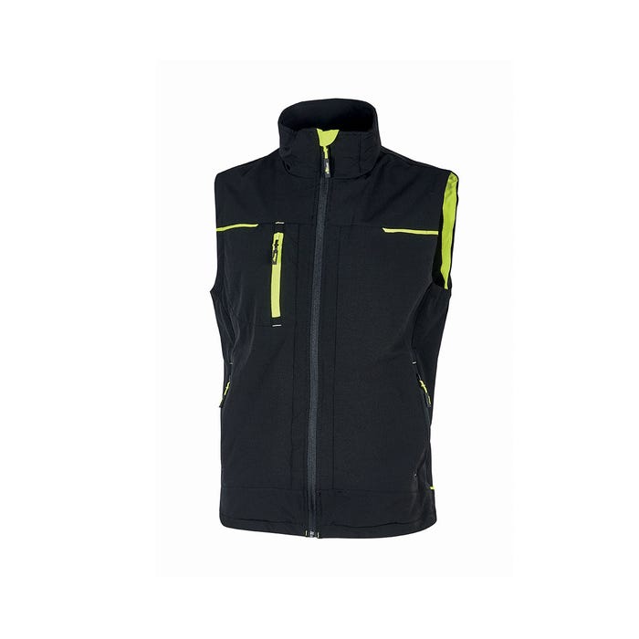 Gilet de travail femme SATURN LADY Black Carbon | PE263BC - Upower