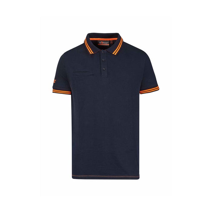 Polo manches courtes WAY Deep Blue | EY264DB - Upower